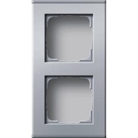 Gira Gehäuse 2-fach alu 136226