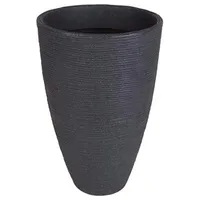 Jelenia Plast Rillentopf Ø 27,5 x 43,5 cm anthrazit