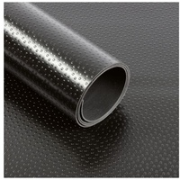 VelvetTrading PVC-Bodenbelag Dots schwarz 120x50 cm