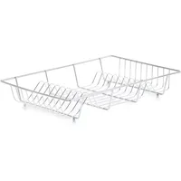 Zeller Abtropfgestell 48 x 32,5 cm Metall Silber