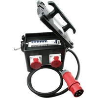 Bachmann CEE-Verteiler mit Absicherung, 349.020 3x CEE-, 3x Schutzkontakt