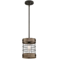 Westinghouse Westinghouse, Pendelleuchte Langston Bronze / Kiefer