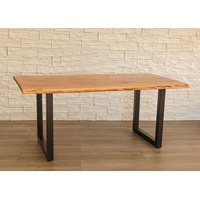Sedex SPU Esstisch mit U-untergesttel 220x100x76 cm schwarz/natur