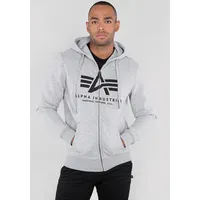 Alpha Industries Basic Reißverschlusspullover Grey Heather S
