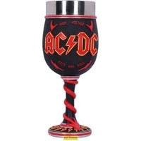 Nemesis Now AC/DC Kelch Beleuchtung Hörner Weinglas, Schwarz,