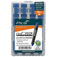 Pica Minenset Visor permanent 4x blau wasserfest 4 Minen/Set