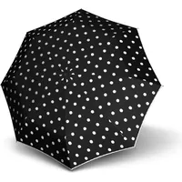 Knirps T.200 Duomatic Taschenschirm 28 cm Dot Art Black