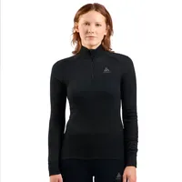 Odlo Active Warm Half Zip Langarmshirt Schwarz L