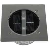 RANEX Bodeneinbauleuchte 1 LED quadratisch Edelstahl (gebürstet)