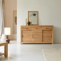 Tikamoon Buffet aus Teak 150 cm Sideboard Lowboard Highboard