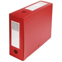 Exacompta Archivbox mit Druckknopf aus PP 700μ, Rücken 100mm,