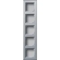 Gira Gehäuse 5-fach alu 136426