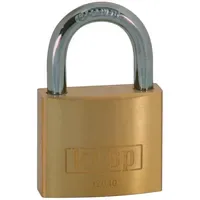 Kasp K12050 Vorhängeschloss 50mm verschieden schließend Goldgelb Schlüsselschloss