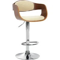 CLP Barhocker Kingston Kunstleder walnuss/creme