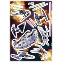 KOMAR Deko-Sticker Star Wars Spaceship 50 cm x 70