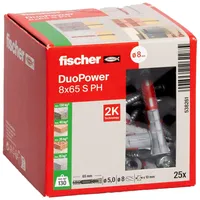 Fischer DuoPower 8 x 65 S PH Dübel 25