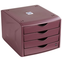 Helit Schubladenbox the green chameleon bordeaux H6429525, DIN A4