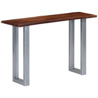 VidaXL Konsolentisch 115x35x76 cm Massivholz Akazie und Eisen