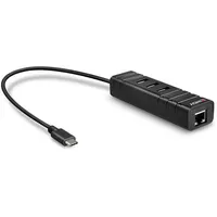 Lindy 43249 USB-Hub 3 Port USB-A, RJ45 USB 3.1