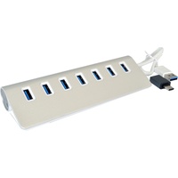 Exsys EX-1137 USB 3.0 Hub Silber