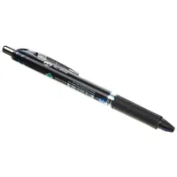 Pentel ENERGEL BLP77 Gelschreiber schwarz/silber 0,35 mm, Schreibfarbe: blau,
