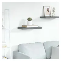 VidaXL Wandregal 50 x 23 x 3,8 cm Grau