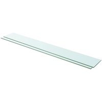 VidaXL Regalböden 2 Stk. Glas Transparent 110x15 cm