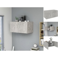 VidaXL Wandschrank Betongrau 80 x 39 x 40 cm
