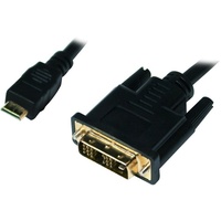 Logilink CHM002 Mini-HDMI auf DVI-D Kabel 1m