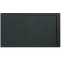 Ottofond Mineralgussduschwanne Zona 100 x 80 cm, anthrazit, ohne