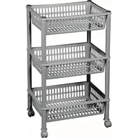Plast Team Trolley mit 3 Körben 29 x 39