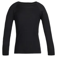 Icebreaker 200 Oasis Crew Merino Langarm-t-shirt - Black -