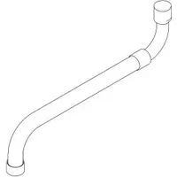 Dornbracht Auslauf 04282507500-08 ausziehbar, komplett, Tara-platin