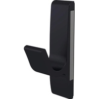 Hermeta Magnet-Mantelhaken 0150 einfach A.40mm Alu.schwarz ku.-besch.H.85mm