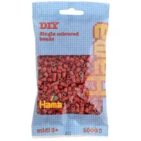 Hama Bügelperlen rotbraun 1000 Stück