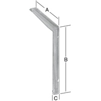 Vormann Profilkonsole L300xT250mm Stahl, feuerverzinkt