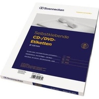 SOENNECKEN CD/DVD Etikett 5770 116mm weiß 200 St./Pack.