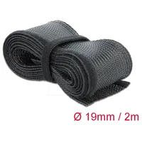 DeLock 18857 - Kabelschutz, Schwarz