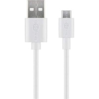 Goobay 38666 weiß, 2m, USB-A auf Micro-USB