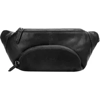 X-ZONE Gürteltasche echt Leder schwarz