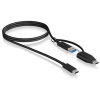 RaidSonic ICY BOX USB-C auf USB-A + USB-C 1m