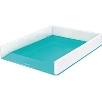 Leitz Briefablage WOW Duo Colour perlweiß/eisblau