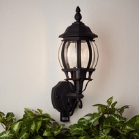 Brilliant Istria Außenwandleuchte mit Bewegungsmelder LED E27 60W schwarz