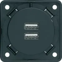 Berker 926102505 USB Ladesteckdose 230 V, 2fach 3A Integro