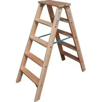 Krause Stabilo Professional Holz 2-tlg. Stehleiter 2x 5 Stufen