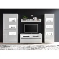 IMV Wohnwand Carat, (Set, 4 St.) weiß