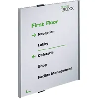 Durable Türschild INFO SIGN Metall silber DIN A3