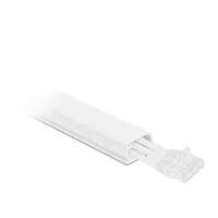 DeLock Kabelkanal mit Deckel selbstklebend 35 x 20 mm