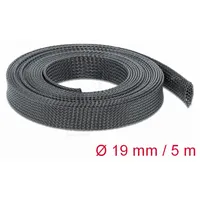 DeLock 18850 18850 Geflechtschlauch Schwarz