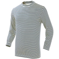 Mil-Tec Russ Marine Pullover Gestreift L